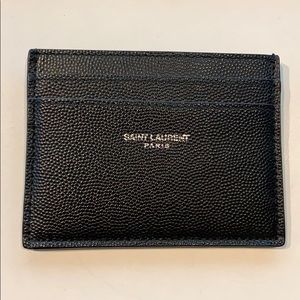 Saint Laurent Card Holder Italian Leather
